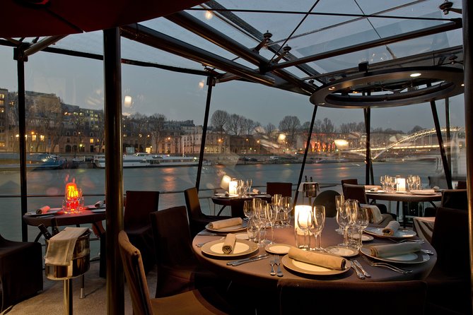 Bateaux Parisiens Seine River Gourmet Dinner & Sightseeing Cruise - Food, service, and the parts that can disappoint