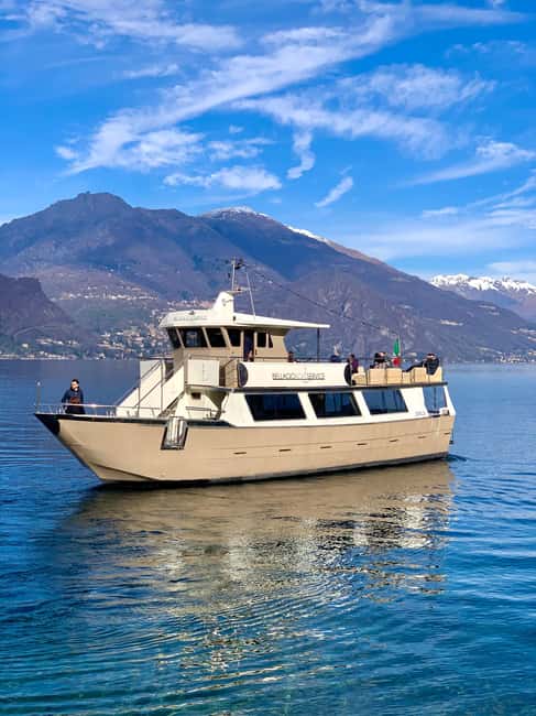 Bellagio: Lake Como Shared Boat Tour - Leaving Bellagio and looking toward Varenna