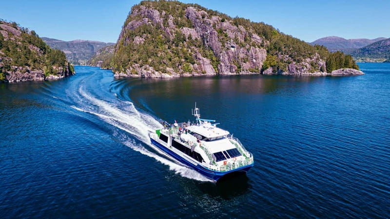 Bergen: Mostraumen Fjord Cruise with Local Guide - From Bergen harbor to the open fjord