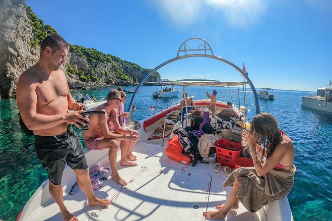 Blue Cave, Green Cave & Lopud Beach small group Speed boat Tour - The Green Caves and narrow rocky passages