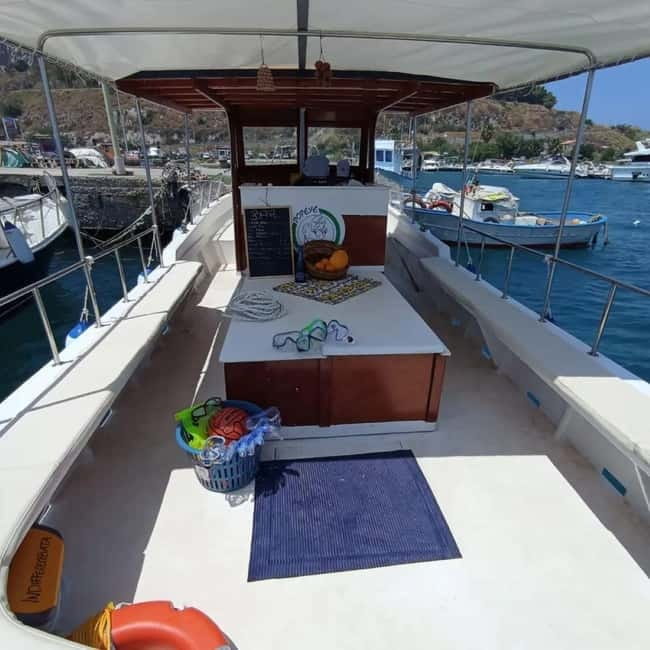 Boat Excursions in Cefalù with Snorkeling & Aperitif - Leaving Porto Presidiana for the open coast