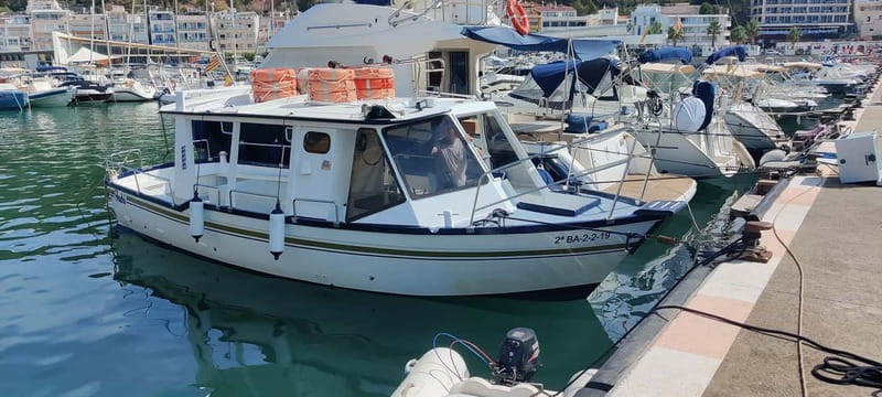 Boat trip to the Medes Islands, caves and stop for swimming - Leaving Espigó de Llevant and following the Costa Brava
