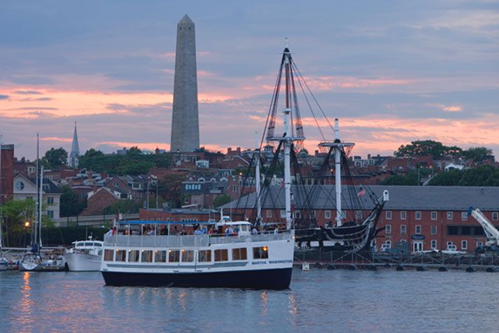 Boston: City Cruises Sunset Skyline Cruise with Commentary - The North End and Old North Church
