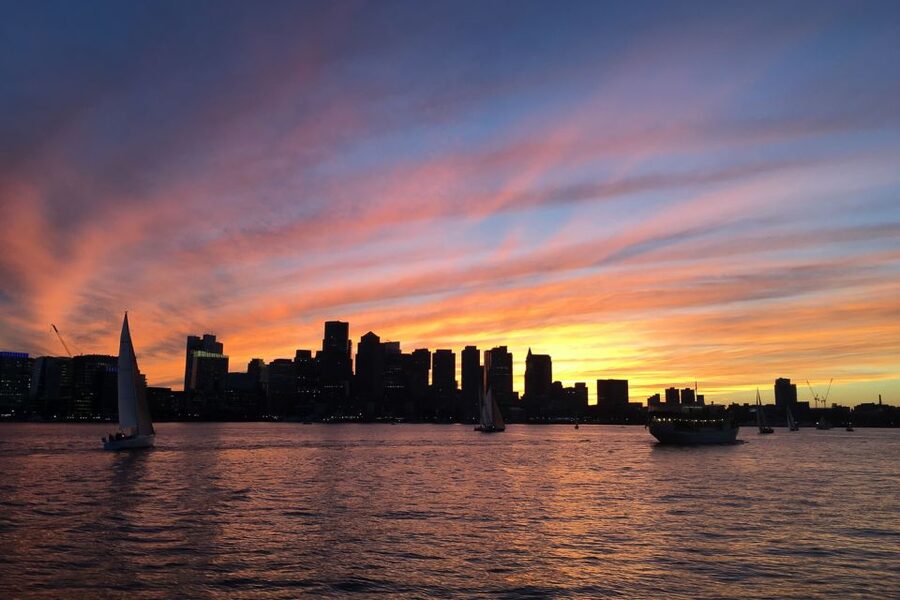 Boston: Harbor Champagne Sunset Sail from Rowes Wharf - Booking value and practical details