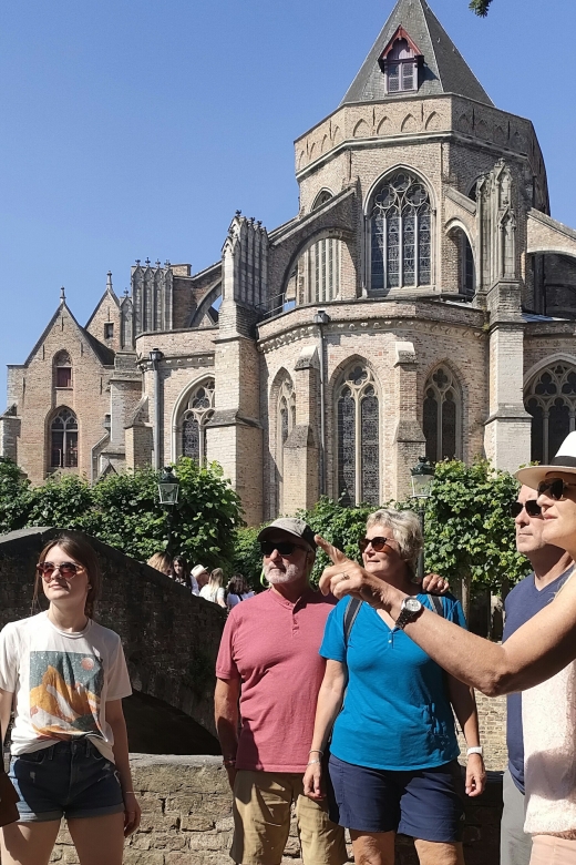 Bruges: Small Group Boat Cruise and Guided Walking Tour - Church of Our Lady and the Halve Maan brewery