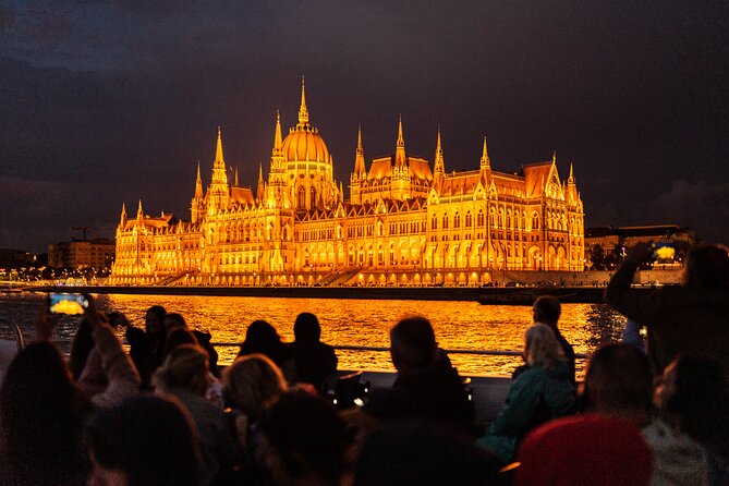 Budapest Danube River Sightseeing Night Cruise with Drink - Bridges, Parliament, and the best photo moments