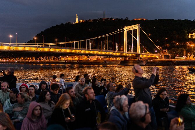 Budapest Danube River Sightseeing Night Cruise with Drink - The southbound ride and Budapest’s riverfront