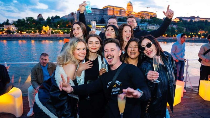 Budapest: Sip and Sail River Cruise with Unlimited Prosecco - Budapest by boat, with a glass already in hand
