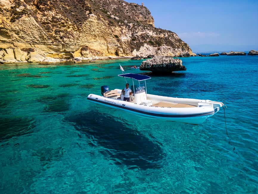 Cagliari: Boat Tour with 5 Snorkeling Stops & Free Drinks - Cala Mosca: the first clear-water stop
