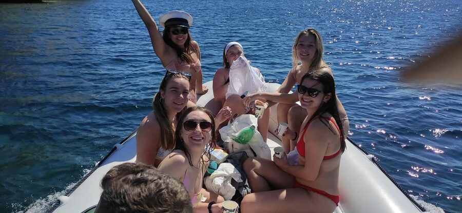 Cagliari: Sella del Diavolo Boat Magic Tour Drinks & Snacks - Cala Mosca, Cala Fighera, and the best photo moments