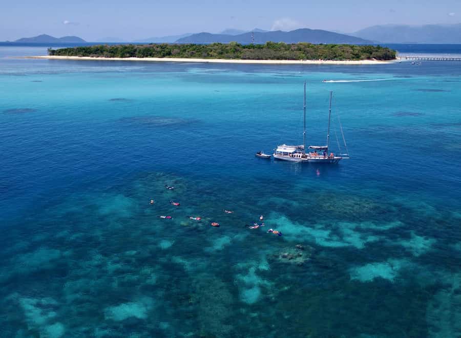 Cairns: Green Island & Great Barrier Reef Sailing Tour - Green Island for up to two hours