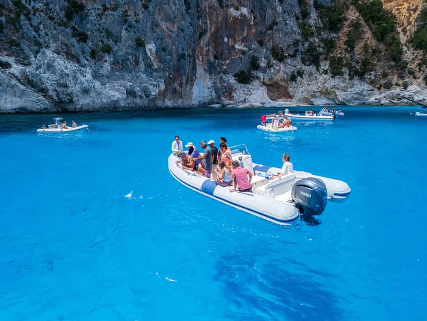 Cala Gonone: Gulf of Orosei Dinghy Cruise with Swim Stops - Caves and grottos viewed from the dinghy