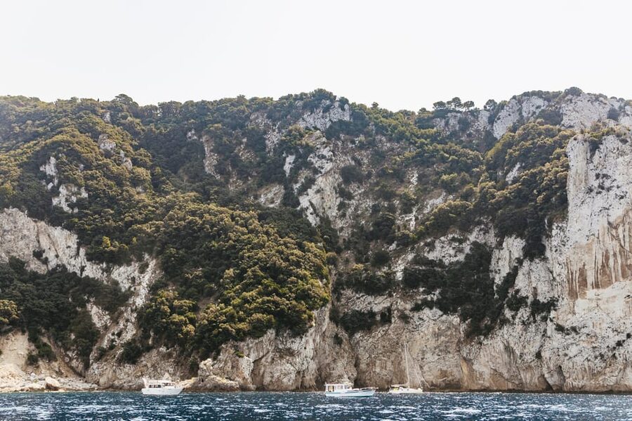 Capri: Island Boat Tour and Optional Blue Grotto Visit - Green Grotto and the smaller coastal caves