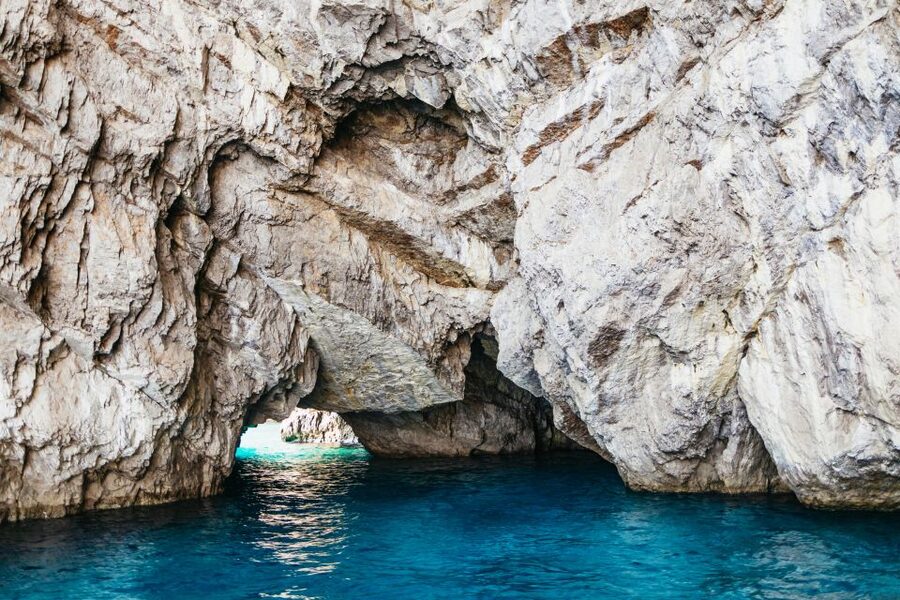Capri: Island Boat Trip with Grottos - Punta Carena Lighthouse and the western coast