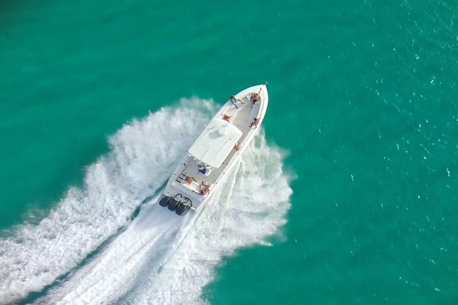 Captain Bob Speed Boat, Snorkeling, Beach Tour & Lunch St Maarten - Maho Beach and aircraft overhead