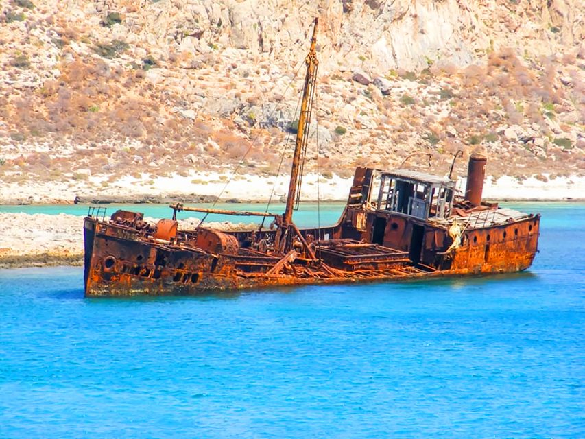Chania Areas/Kalyves:Gramvousa Island & Balos,Boat Tkt Extra - The extra cost of the ferry ticket