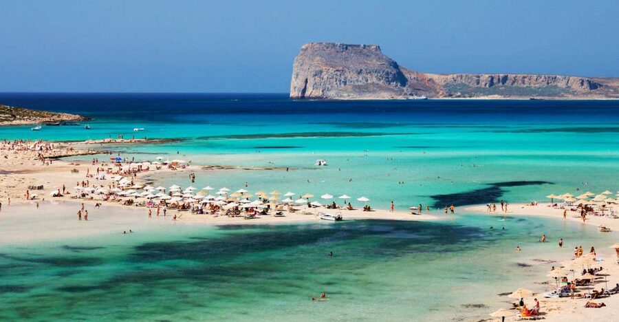 Chania Areas/Kalyves:Gramvousa Island & Balos,Boat Tkt Extra - The short cruise to Balos Lagoon