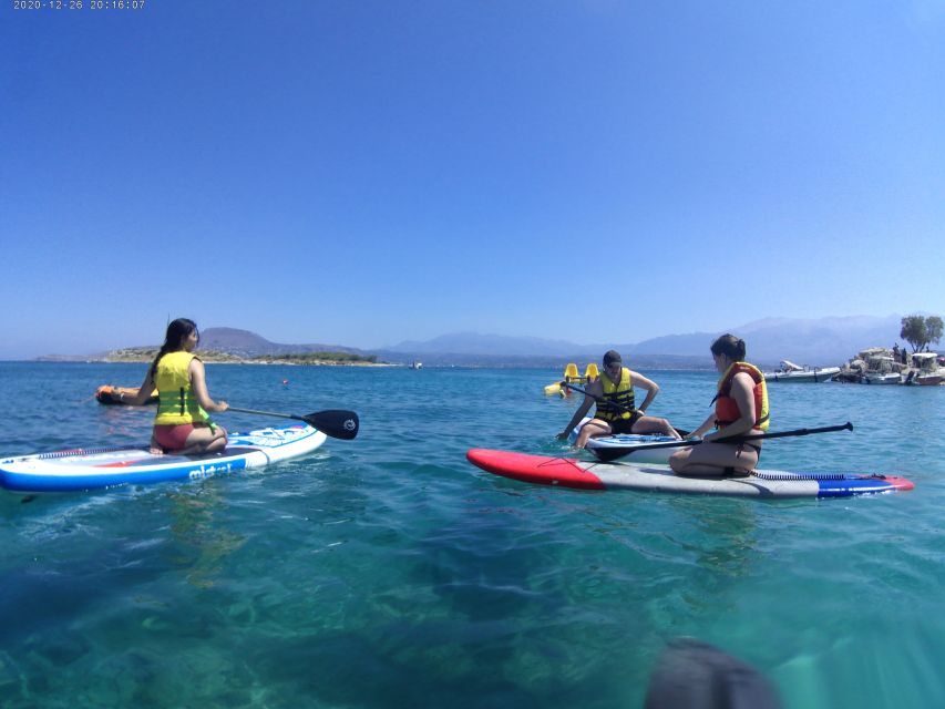 Chania: Boat Trip with Guided Snorkeling & Stand-Up Paddling - Learning stand-up paddling without pressure