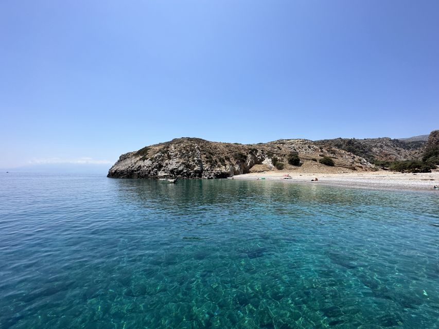 Chania: Menies Beach & Chironisia Bay Cruise with Snorkeling - Leaving Kolymbari and crossing the Rodopou Peninsula