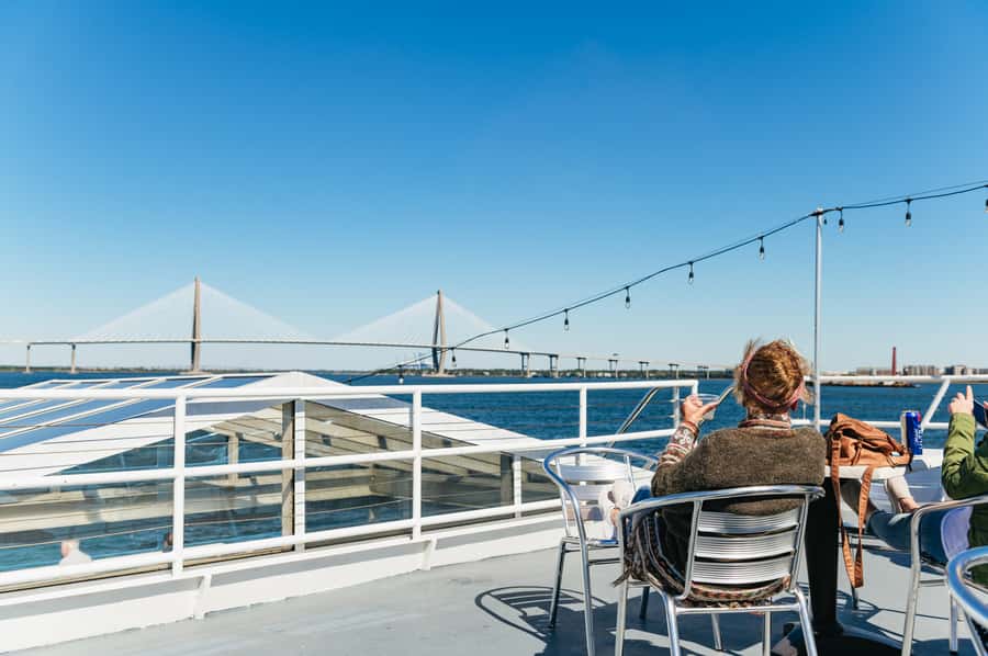 Charleston: Daytime or Sunset Historic Harbor Cruise - The Ravenel Bridge and Charleston’s Modern Profile