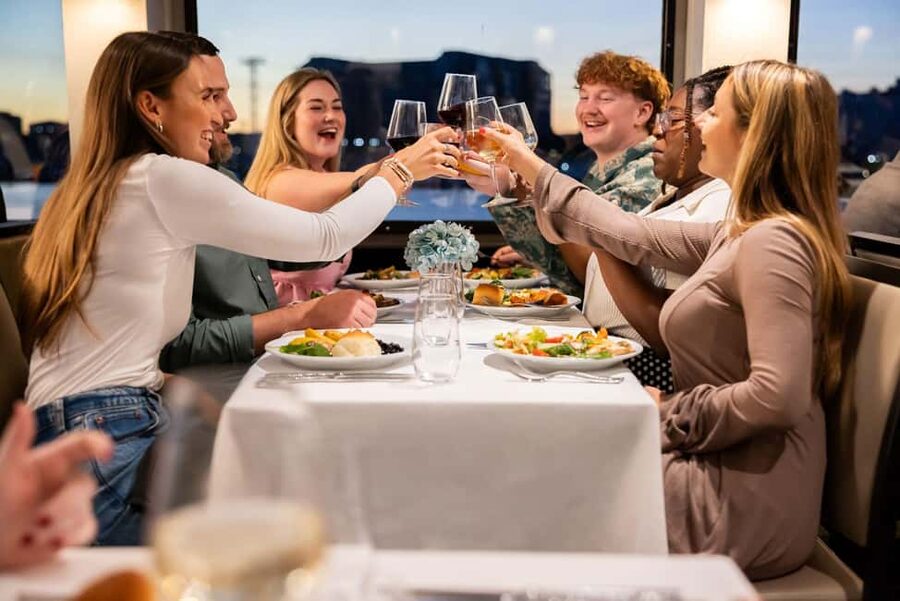 City Cruises Boston: Harbor Buffet Lunch or Dinner Cruise - A harbor cruise with a dinner-party mood