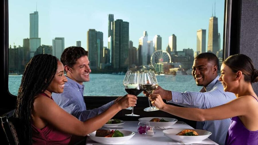 City Cruises Chicago: Premier Lunch or Dinner Cruise - Boarding, Photos, and Getting Settled
