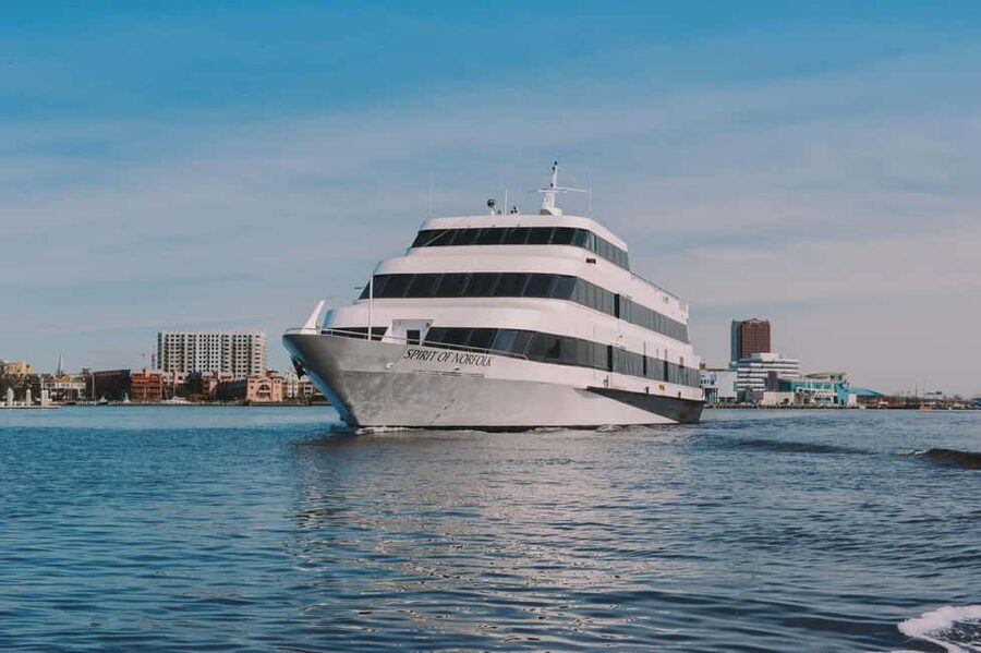 City Cruises Norfolk: Lunch, Brunch, or Dinner Buffet Cruise - The Elizabeth River views and Navy waterfront