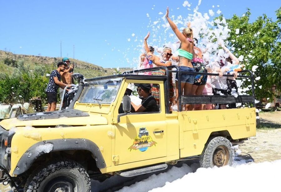 City of Side: Green Canyon Jeep Tour, Boat Trip & Waterfall - Turkish lunch and a taste of local routine