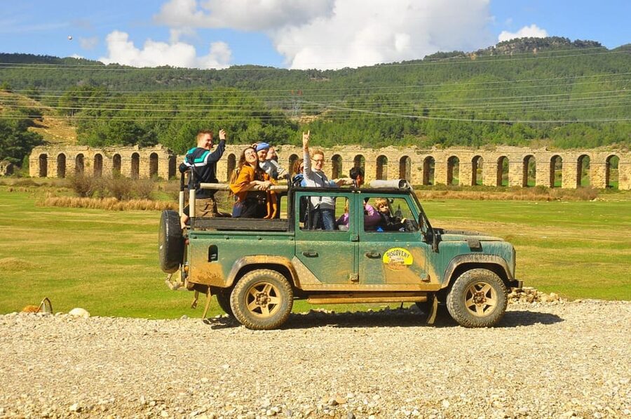 City of Side: Jeep Safari & Green Lake Boat Trip with Lunch - Green Canyon and the Oymapinar Dam viewpoints
