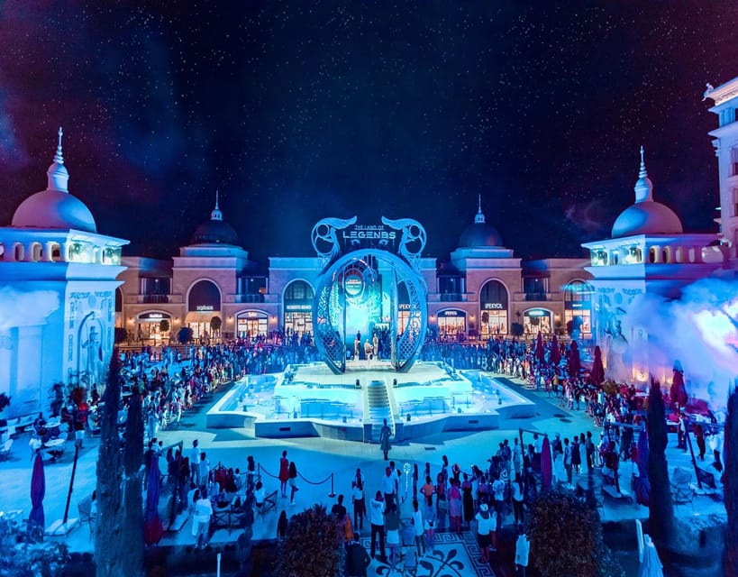 City of Side: Land of Legends Transfer & Boat Parade Show - The return journey and shared-van realities