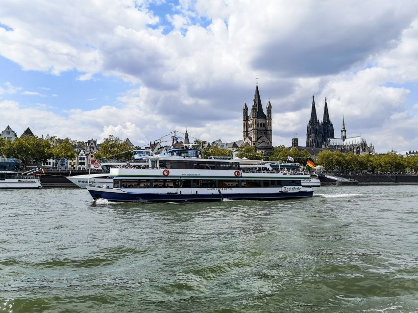 Cologne: Top Sights Rhine River Cruise - Skyline Tour - Starting at Pier 10 beside Cologne’s center