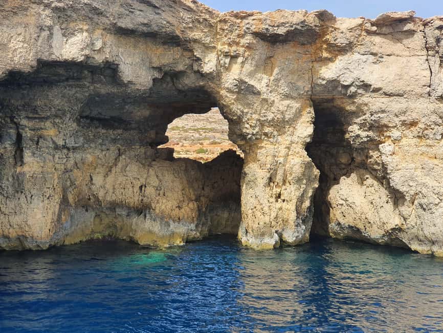 Comino: Blue Lagoon & Caves Boat Cruise - Gozo’s Mgarr Harbour and the return route