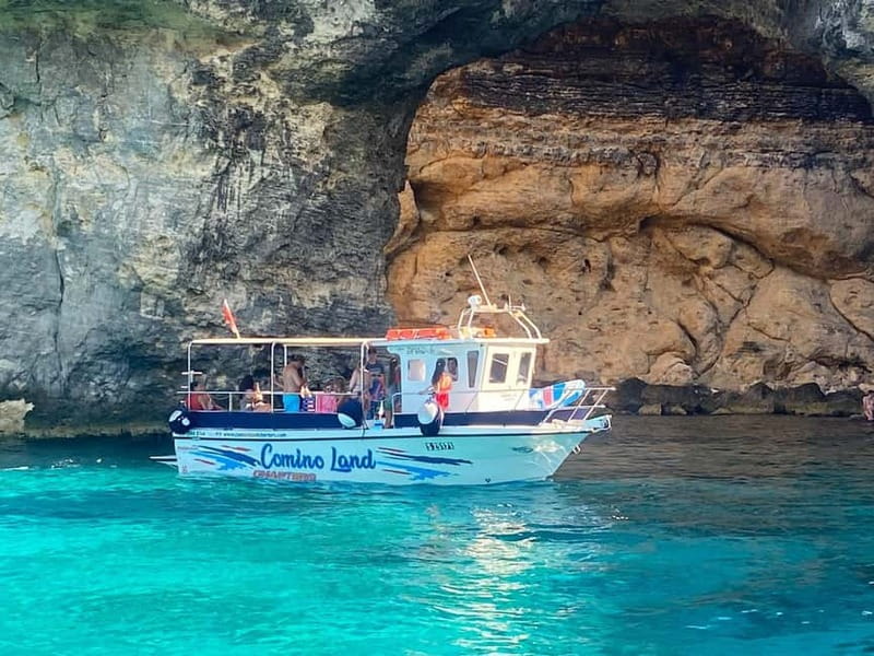 Comino: Blue Lagoon, Crystal Lagoon and Sea Caves Boat Tour - Santa Maria Caves and Elephant Rock finish the route