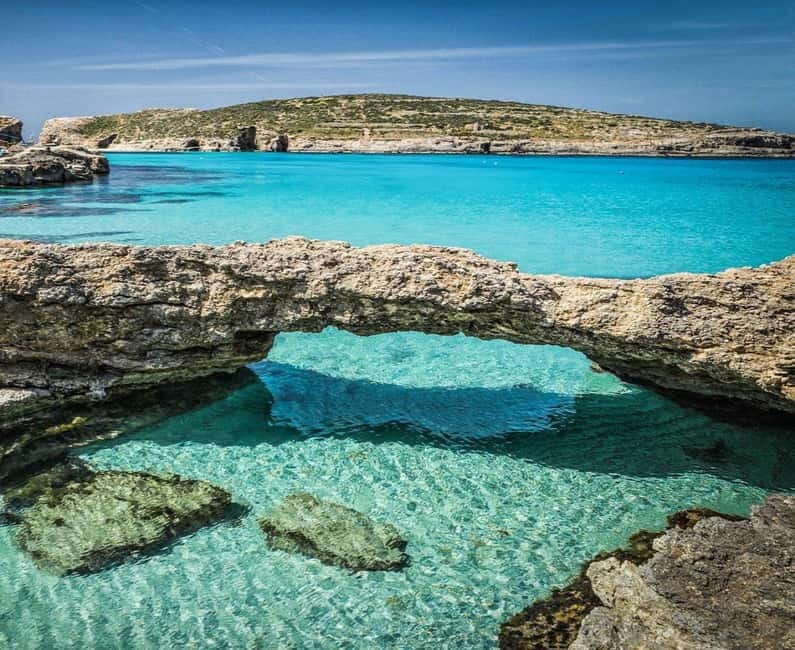 Comino & Gozo: Blue & Crystal Lagoons Cruise with Sea Caves - Leaving Ċirkewwa behind the kiosk café