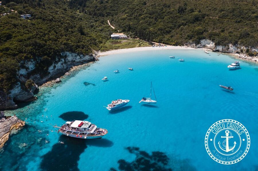 Corfu/Benitses/Lefkimmi: Paxos, Antipaxos, & Caves Cruise - The Ionian Sea Between Corfu and Paxos