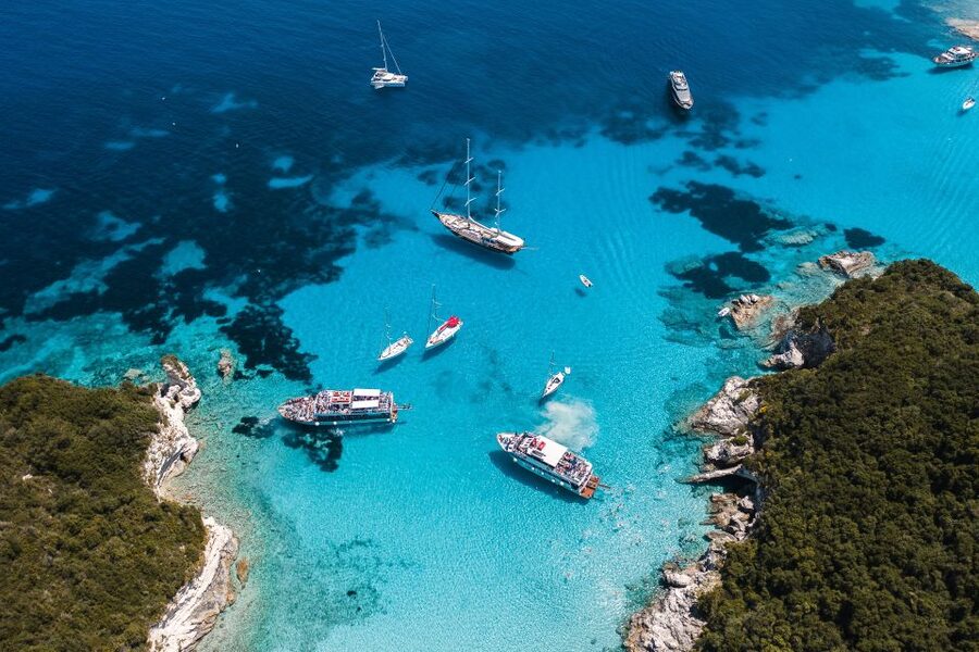 Corfu/Benitses/Lefkimmi: Paxos, Antipaxos, & Caves Cruise - Gaios, the Easygoing Stop on Paxos