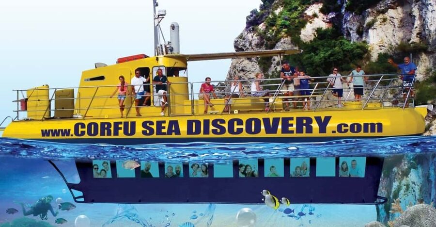 Corfu: Underwater Cruise in Paleokastritsa - The 2.2-meter underwater cabin