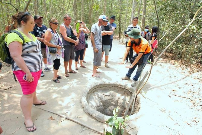 CuChi Tunnels&Mekong Delta-Boat,TukTuk,Coconut Village SmallGroup - Entering the Cu Chi Tunnels