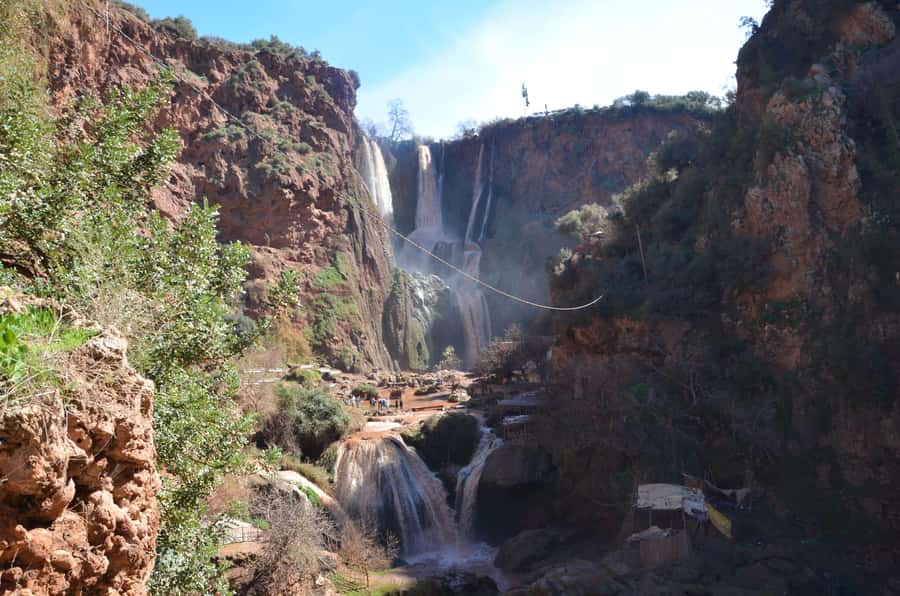 Day Trip To Ouzoud Waterfalls & Boat Ride From Marrakech - Lunch above the cascade