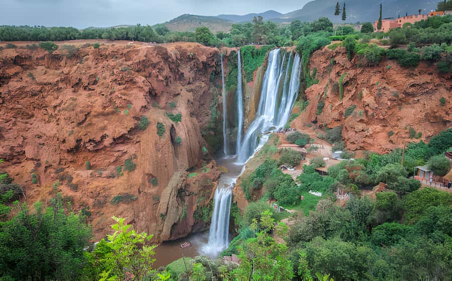 Day Trip To Ouzoud Waterfalls (Guide Hik & Boat option) - Walking through the olive trees with a local guide