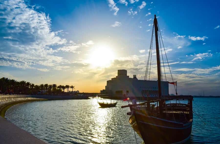 Doha: Sunset Serenade Skyline Dhow Cruise with Buffet Dinner - Guides, transfers, and the human side of the trip