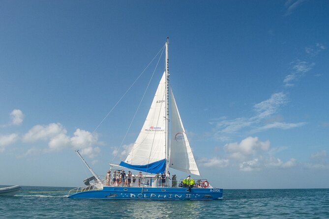 Dolphin Catamaran Snorkel and Sail with Open Bar - Sailing from Noord aboard The Dolphin