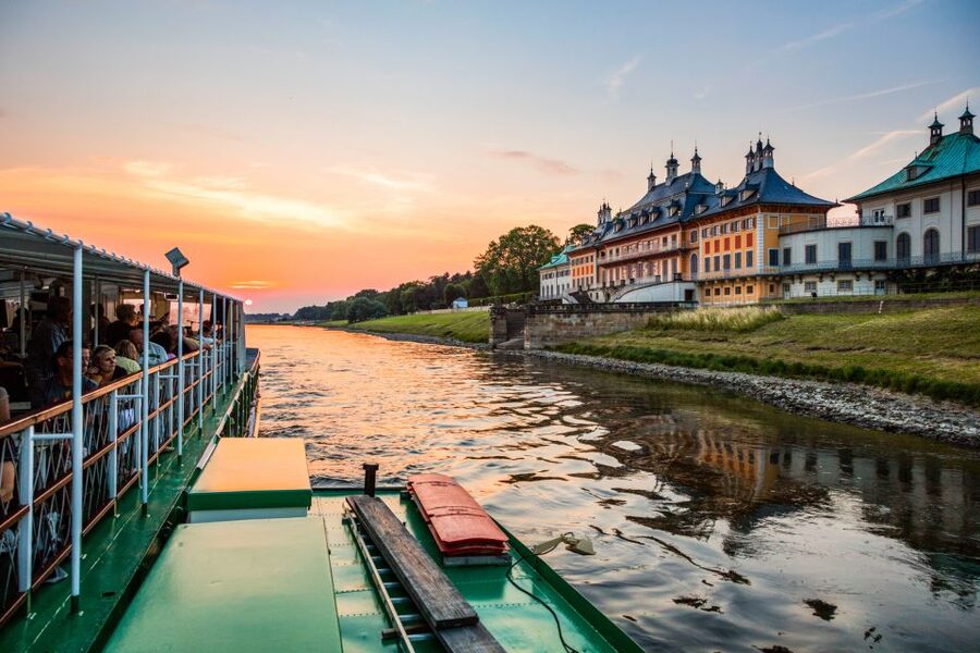 Dresden: Elbe River Cruise to Pillnitz Castle - Dresden from the Elbe