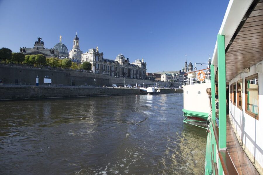 Dresden: Königstein Fortress Paddle Steamer Cruise - Dresden’s Canaletto view from the Elbe