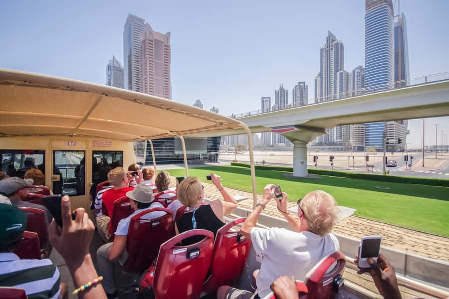 Dubai: Big Bus Hop-On Hop-Off Tour & Optional Dhow Cruise - Heat, traffic, and the real pace of the tour
