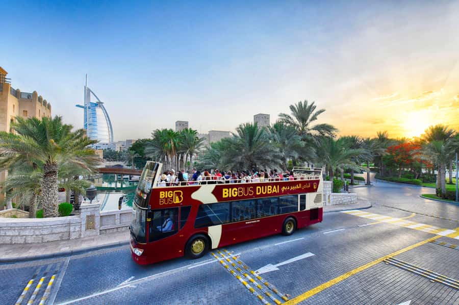 Dubai: Big Bus Hop-On Hop-Off Tour & Optional Dhow Cruise - The red route: old Dubai, Downtown, and Dubai Creek