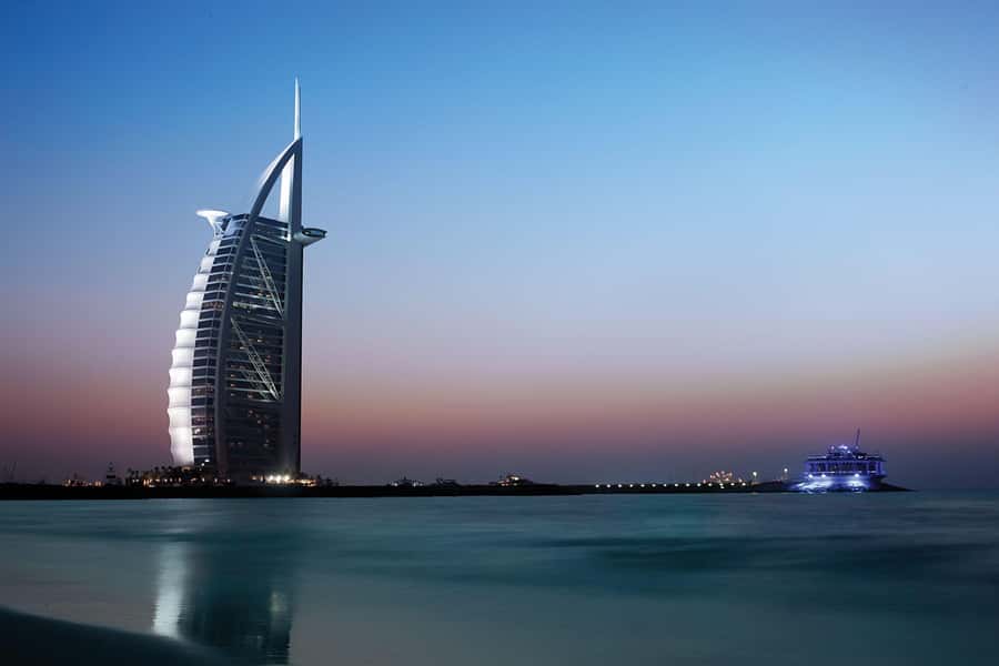 Dubai: Big Bus Panoramic Night Tour & Optional Dinner Cruise - Burj Khalifa and the Dubai Mall area