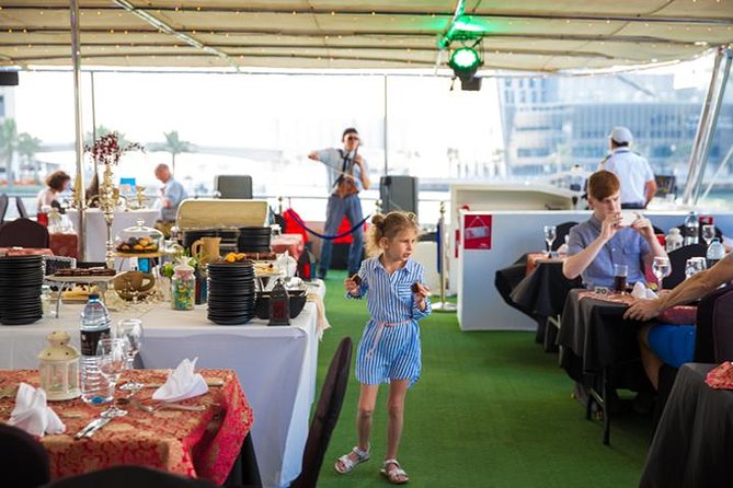 Dubai Marina Dinner Cruise with Live Music & Open Bar - Dinner: Buffet Variety and the Pasta Station