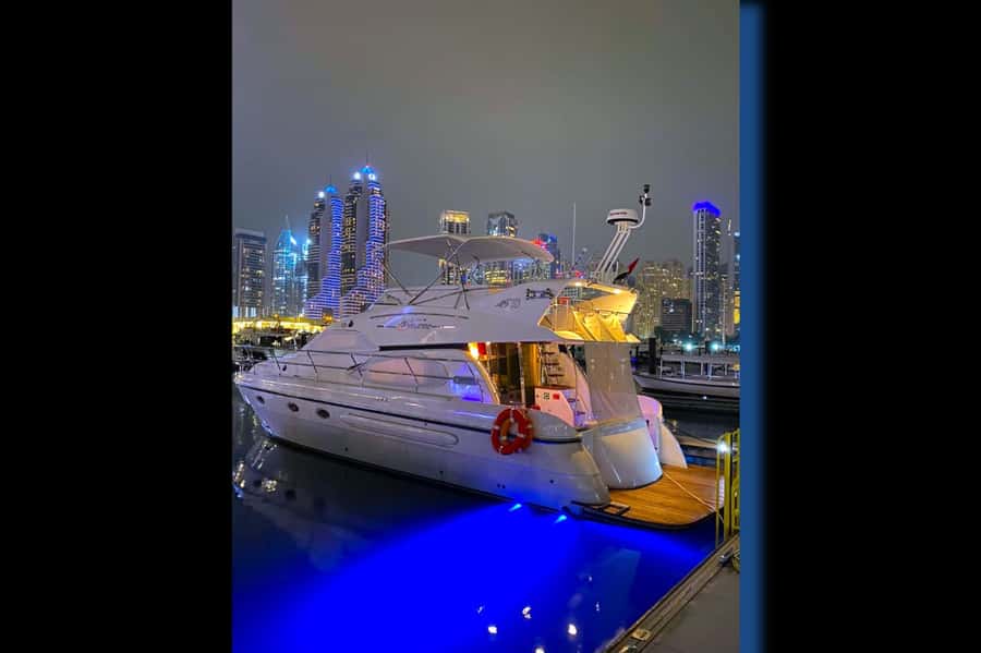 Dubai: Private Luxury Cruise on a Stylish 50ft Yacht - Sunset, swimming, music, and the yacht itself