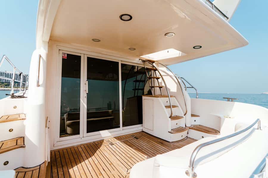 Dubai: Private Luxury Yacht Tour on a 50-Foot Yacht - BBQ, drinks, and the useful onboard equipment